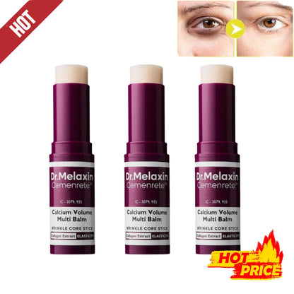 [Dr. Melaxin] Multi Balm Stick,Collagen Moisturing Stick Face Cream Anti Wrinkle Hydrating For Eyes Neck Face Skincare 3pcs