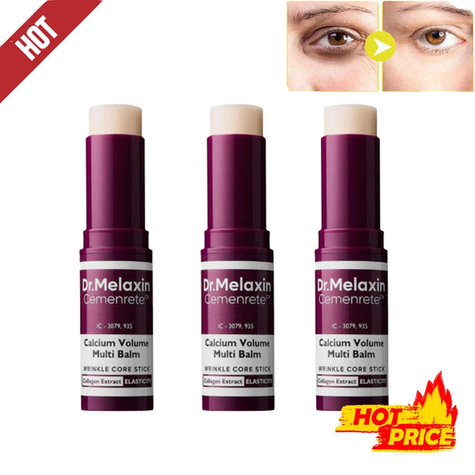 [Dr. Melaxin] Multi Balm Stick,Collagen Moisturing Stick Face Cream Anti Wrinkle Hydrating For Eyes Neck Face Skincare 3pcs