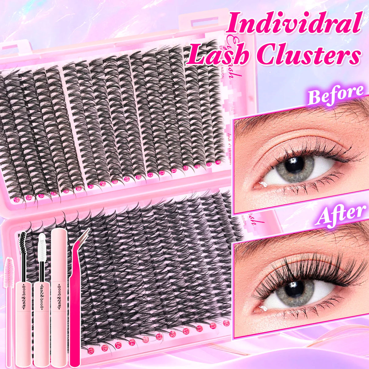 Fluffy Luxe Eyelash Extension Kit