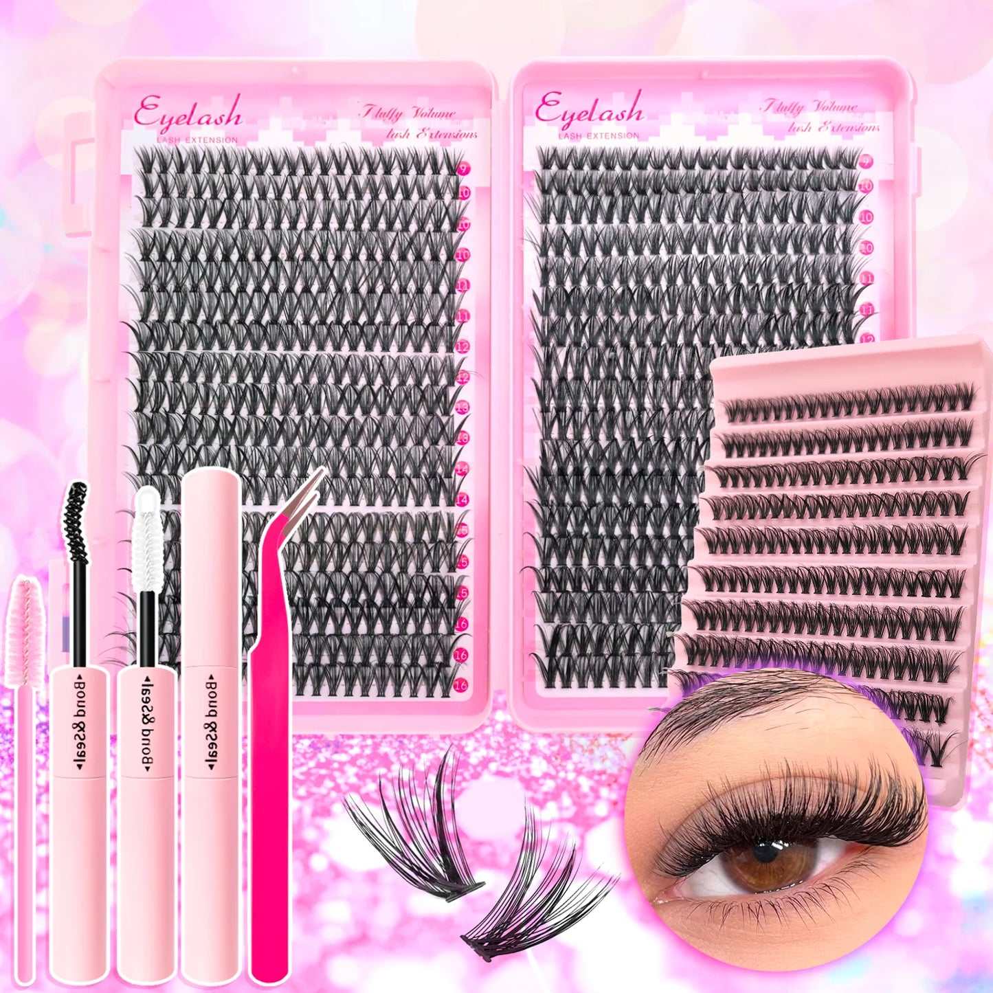 Fluffy Luxe Eyelash Extension Kit