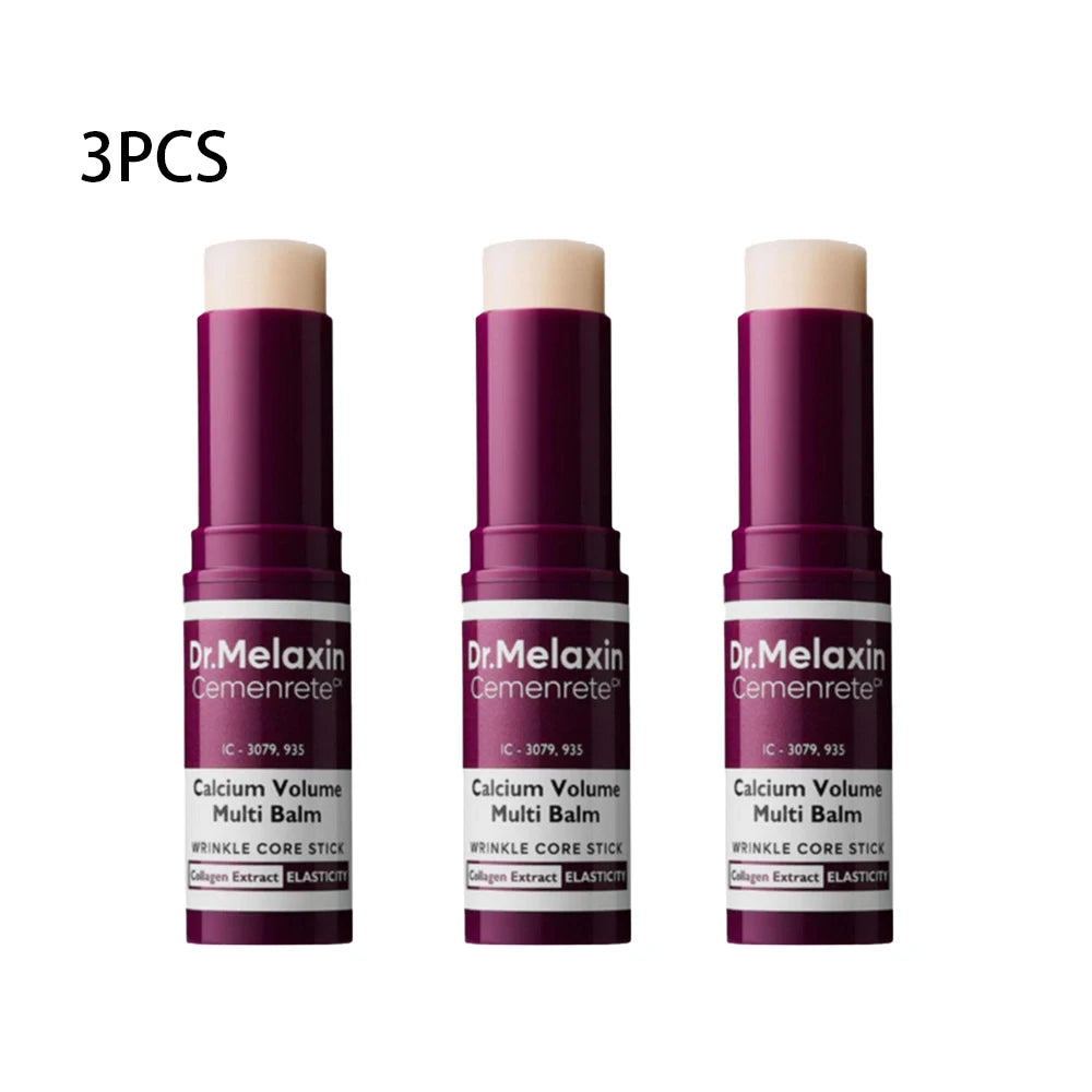 [Dr. Melaxin] Multi Balm Stick,Collagen Moisturing Stick Face Cream Anti Wrinkle Hydrating For Eyes Neck Face Skincare 3pcs