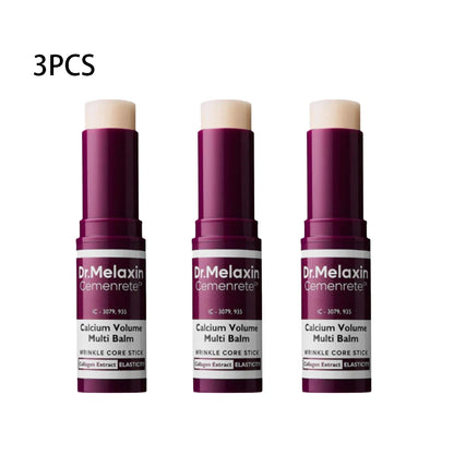 [Dr. Melaxin] Multi Balm Stick,Collagen Moisturing Stick Face Cream Anti Wrinkle Hydrating For Eyes Neck Face Skincare 3pcs