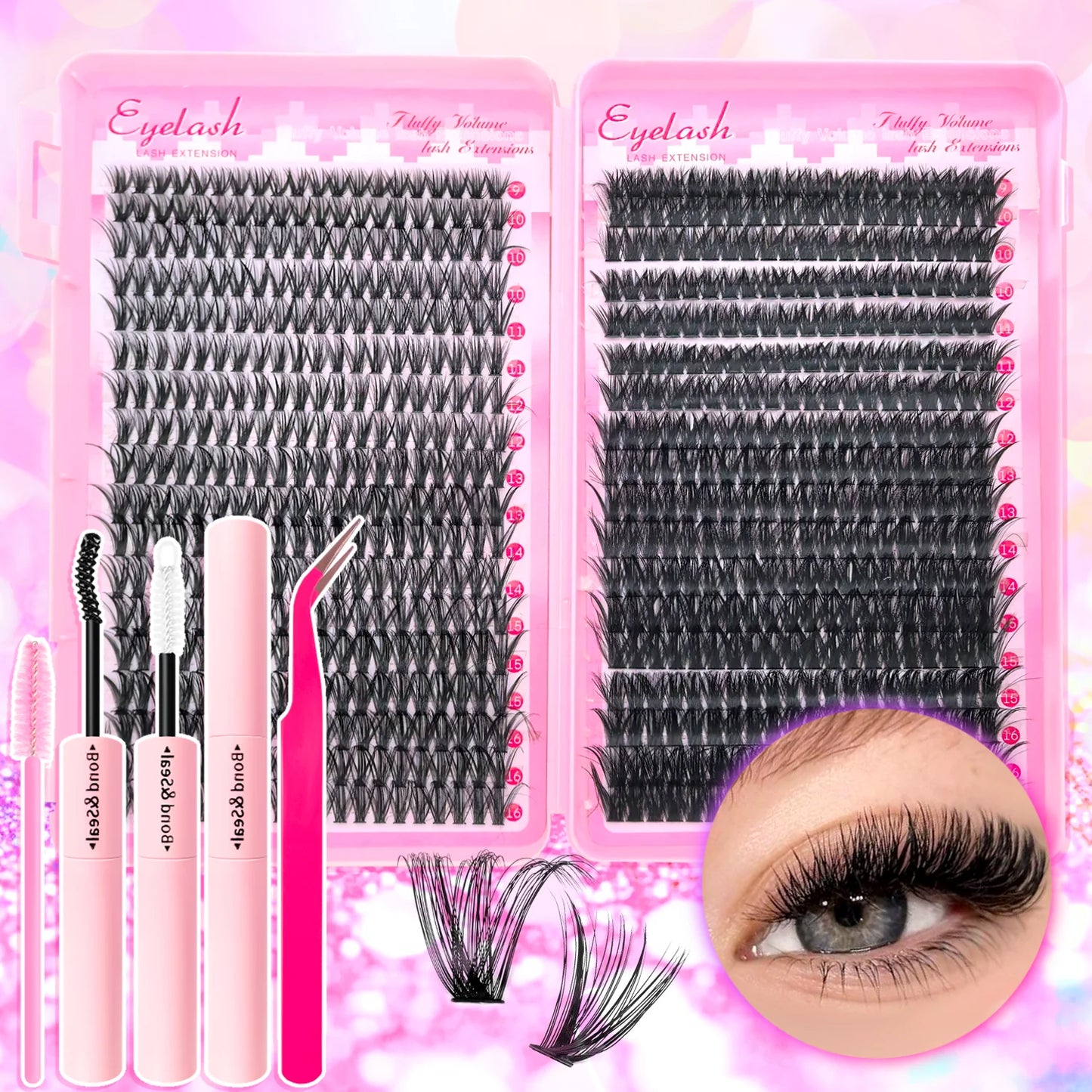 Fluffy Luxe Eyelash Extension Kit